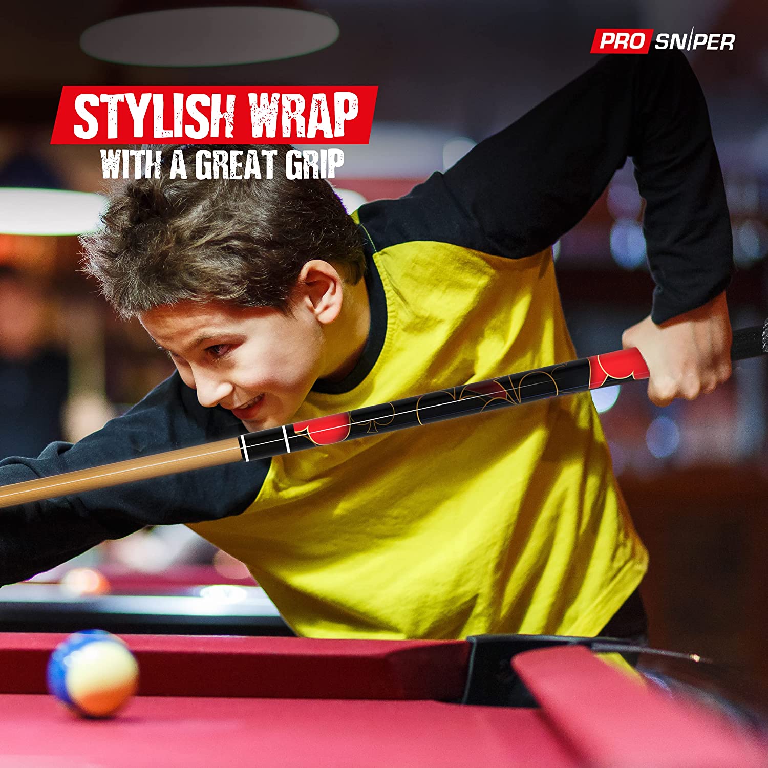 ProSniper Pool Cue Sticks 4  Set Canadian Maple Wood